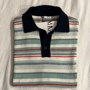 NWT Zara Knit Polo